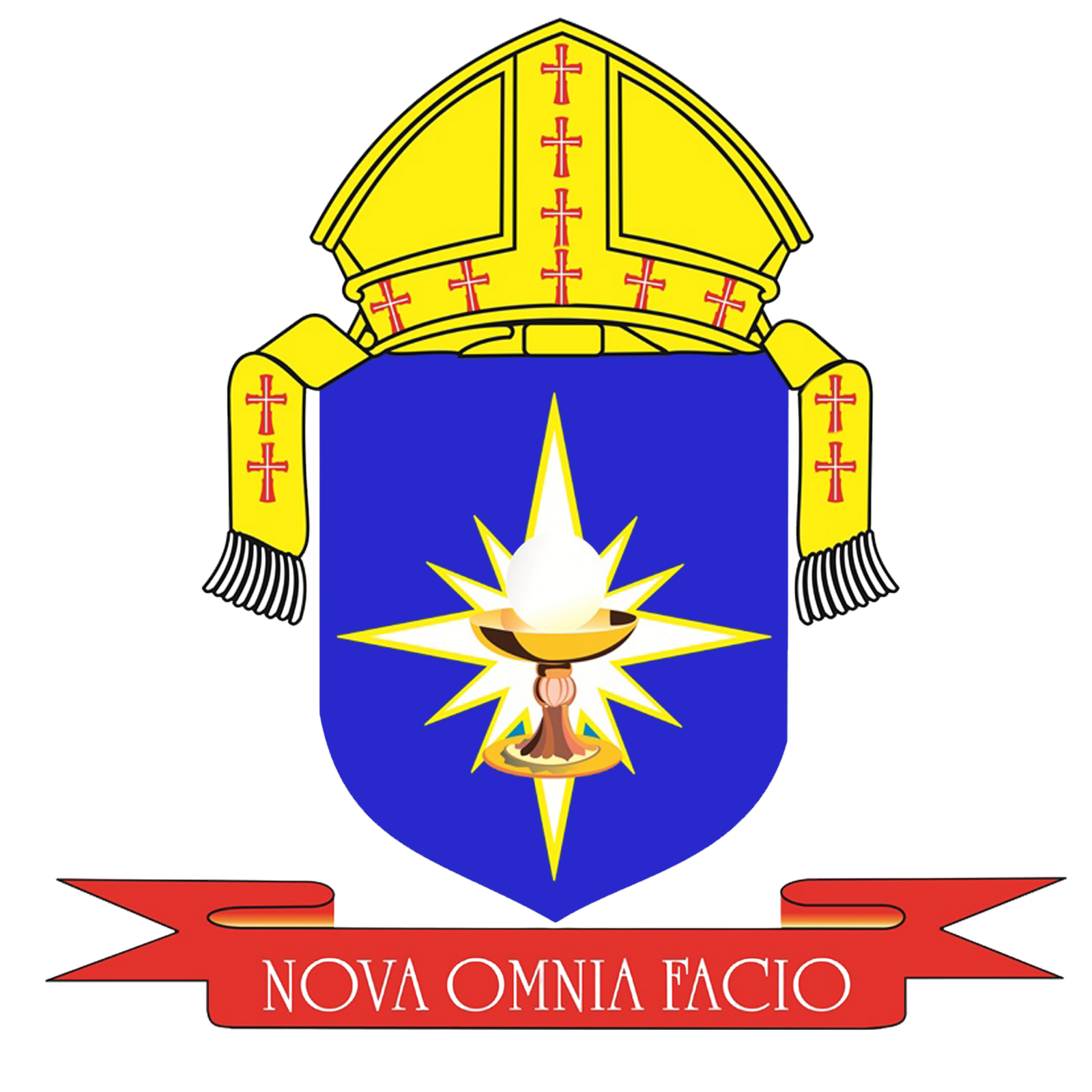 Coat of arms of the Diocese of Novaliches